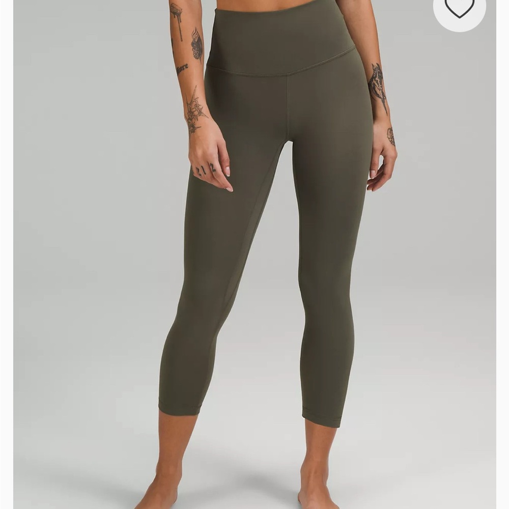 Lululemon Green High-Waisted Leggings